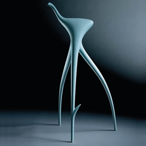 Design de tabouret WW par Philippe Starck