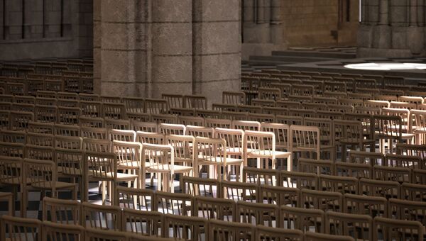 les nouvelles chaises de Notre Dame de Paris